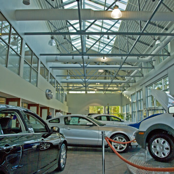 Beach Ford Interior - Pinnacle 600 Structural Ridge Skylight