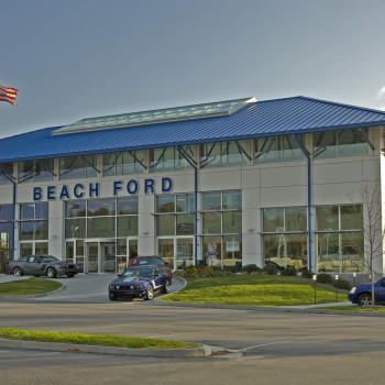 Beach Ford Exterior - Pinnacle 600 Structural Ridge Skylight