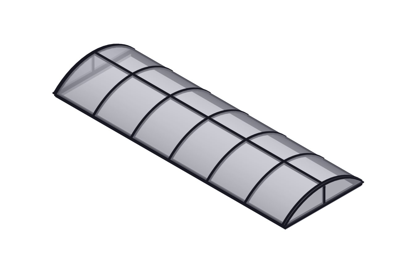 Continuous Vault Systems - Hurricane Rated Hurricane Rated Continuous Vaulted Skylights