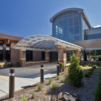 Standing Low Rise Canopy Outdoor Entrance