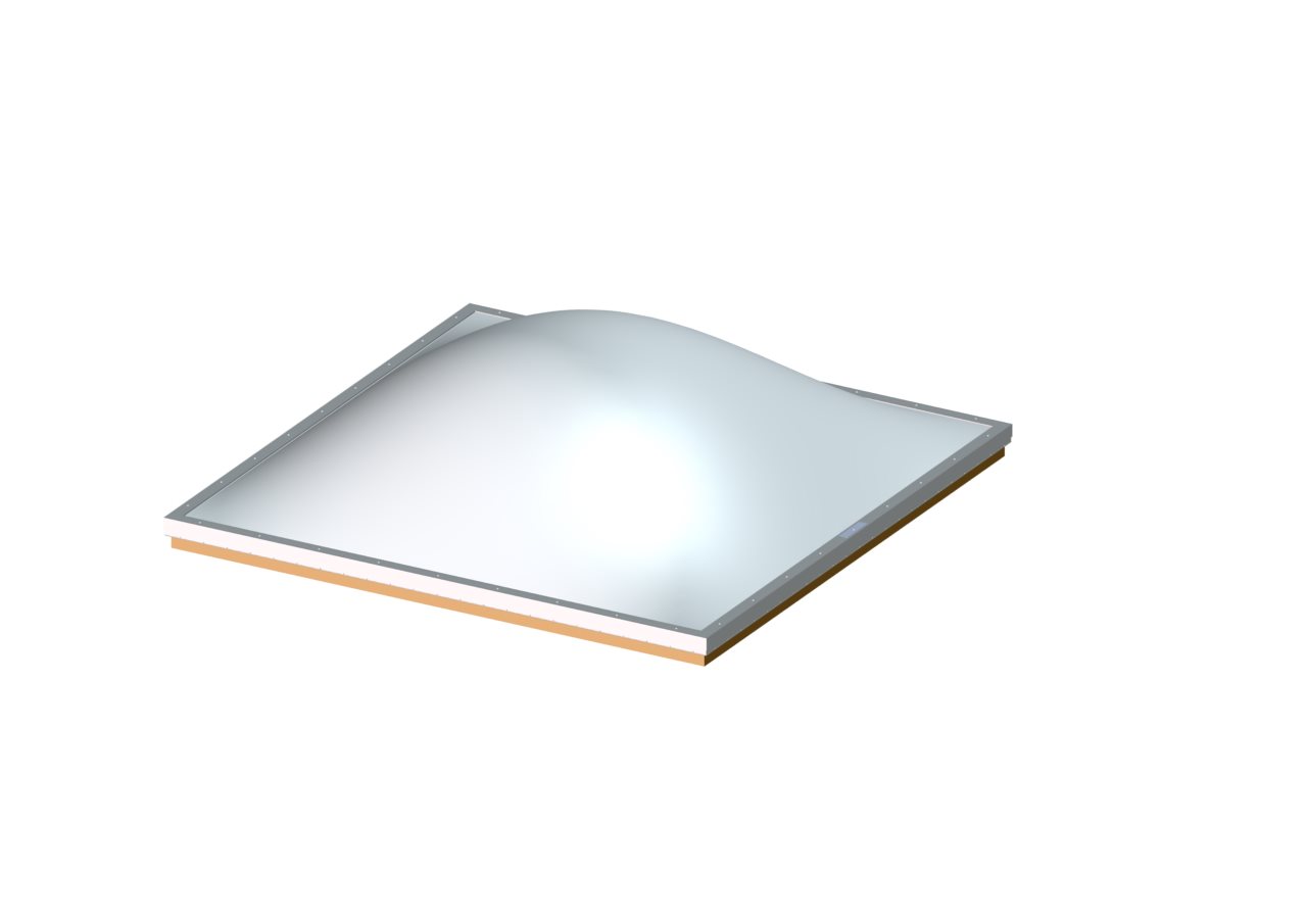 Thermalized Venting Acrylic Domed Units Venting Acrylic Dome Skylights - Thermalized