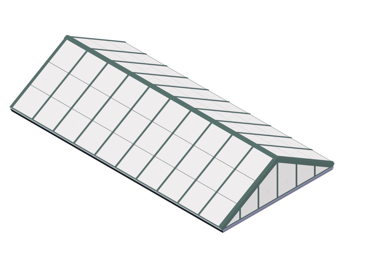 DOUBLE PITCH POLY MODELS_AGED COPPER Polycarbonate Double Pitch - Aged Copper