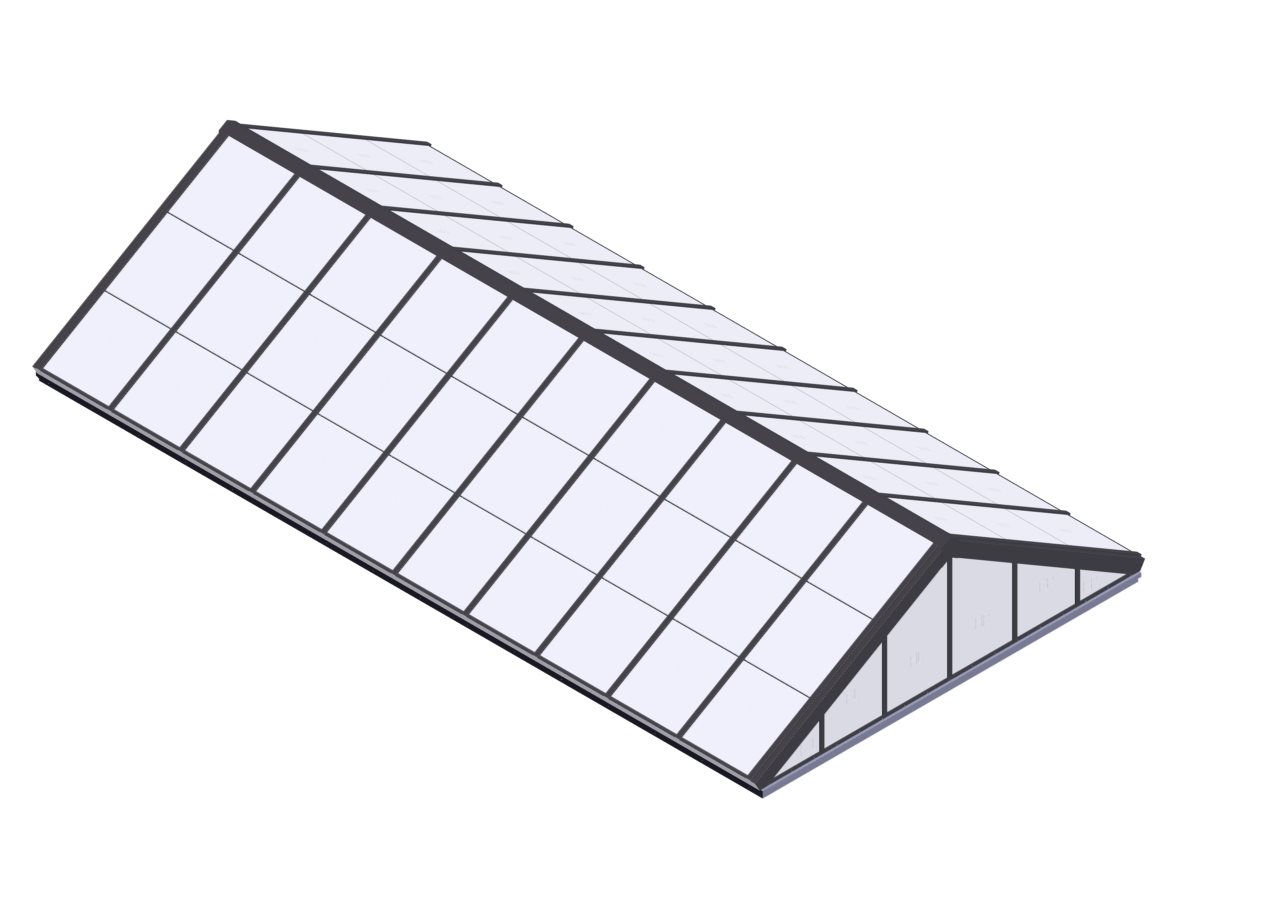 DOUBLE PITCH POLY MODELS_COLONIAL GRAY Polycarbonate Double Pitch - Colonial Gray