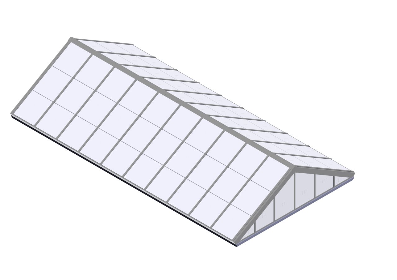DOUBLE PITCH POLY MODELS_COLONIAL WHITE Polycarbonate Double Pitch - Colonial White