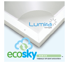EcoSky3 unit skylight with Lumira Aerogel.