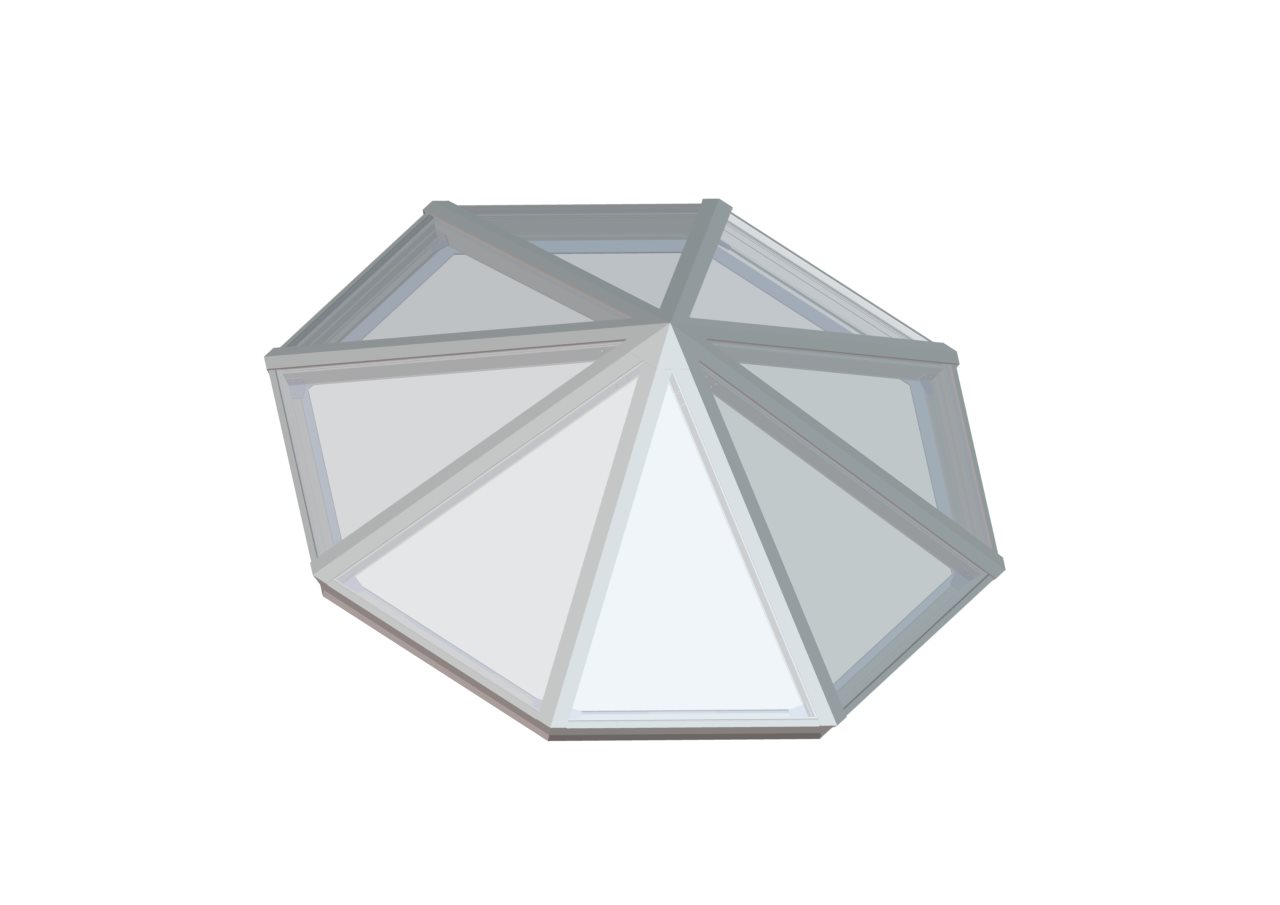 OPY_BONE WHITE Octagonal Pyramid Bone White