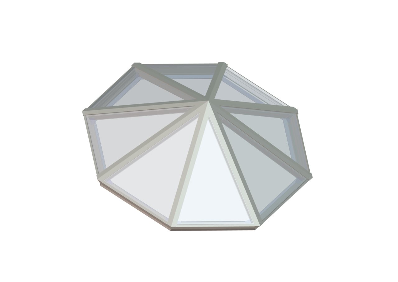 OPY_COLONIAL WHITE Octagonal Pyramid Colonial White