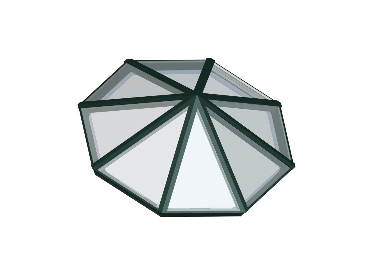 OPY_HARTFORD GREEN Octagonal Pyramid Hartford Green