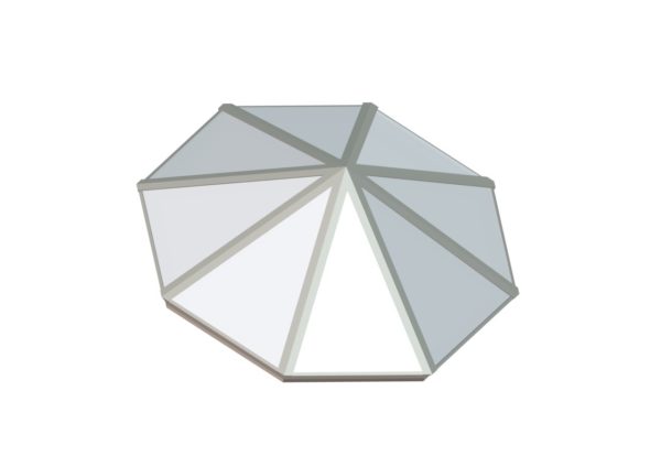 Octagonal Pyramid - Polycarbonate Colonial White