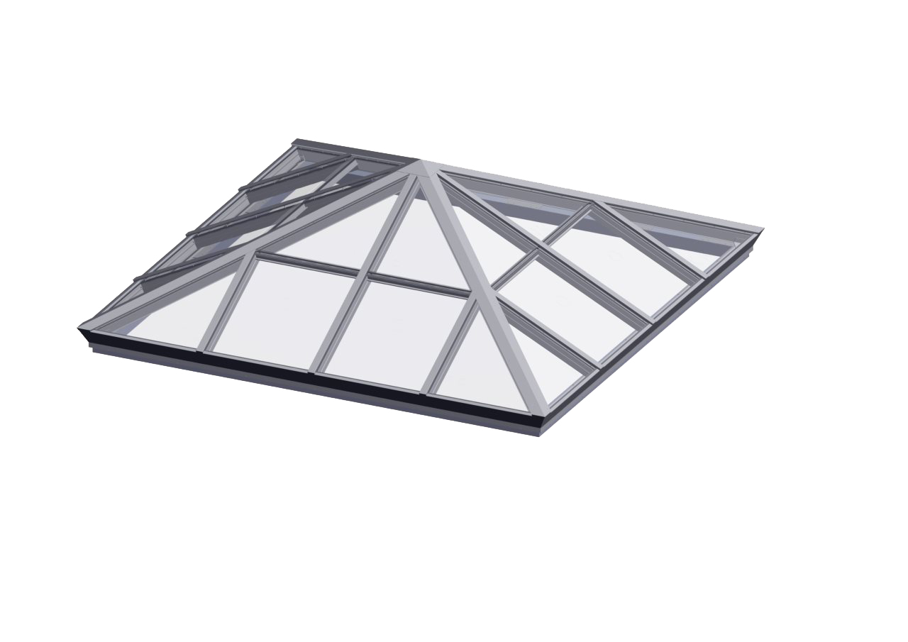 PY_BONE WHITE Hurricane Rated Square Pyramid – Bone White