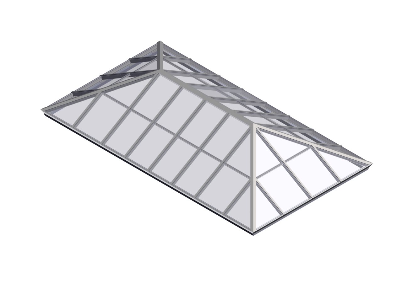 PYH_COLONIAL WHITE Colonial White Hurricane Rated Extended Pyramid