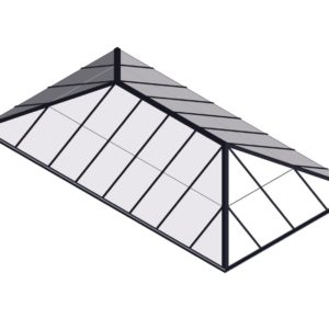 Black Polycarbonate Extended Pyramid