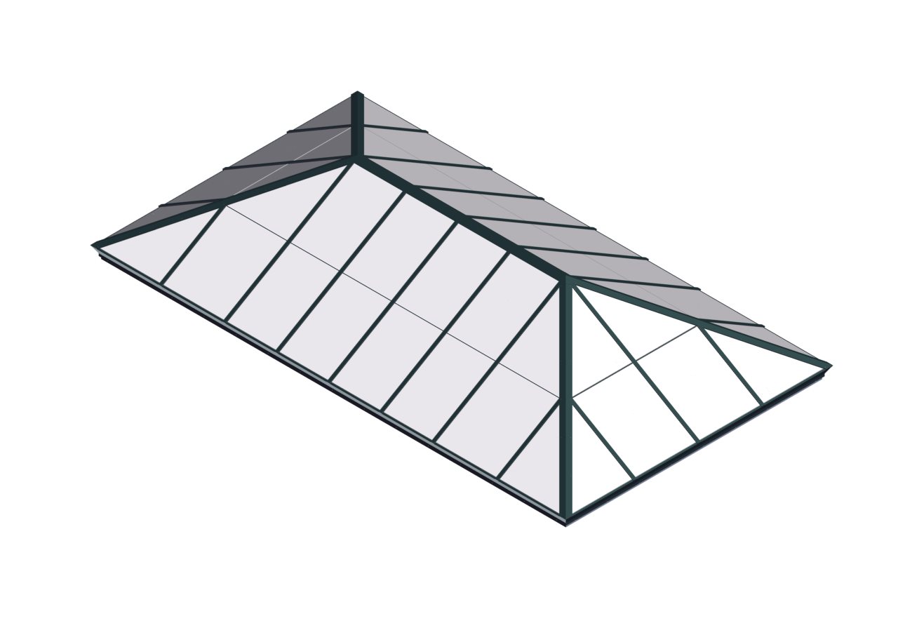 PYH_POLY MODEL_HARTFORD GREEN Polycarbonate Extended Pyramid - Hartford Green