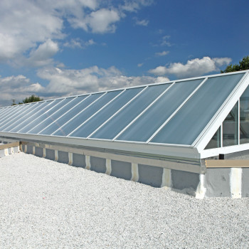Double Pitch Roof Skylight View