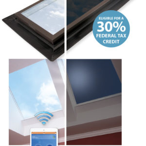 SageGlass electronically tintable skylights