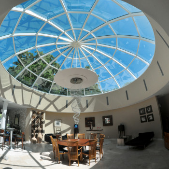 Glass Dome in Private Living Room
