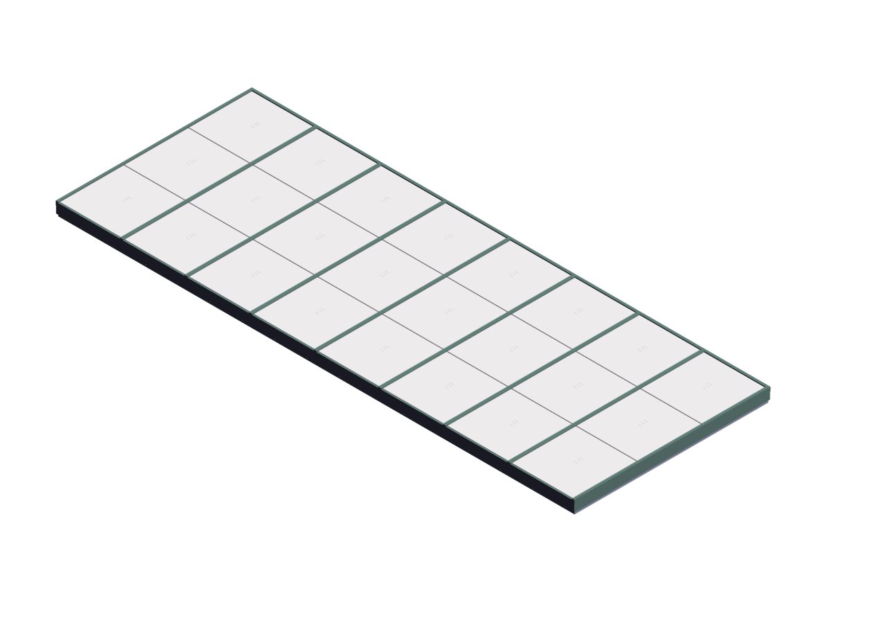SINGLE PITCH POLY MODELS_AGED COPPER Polycarbonate Single Pitch – Aged Copper