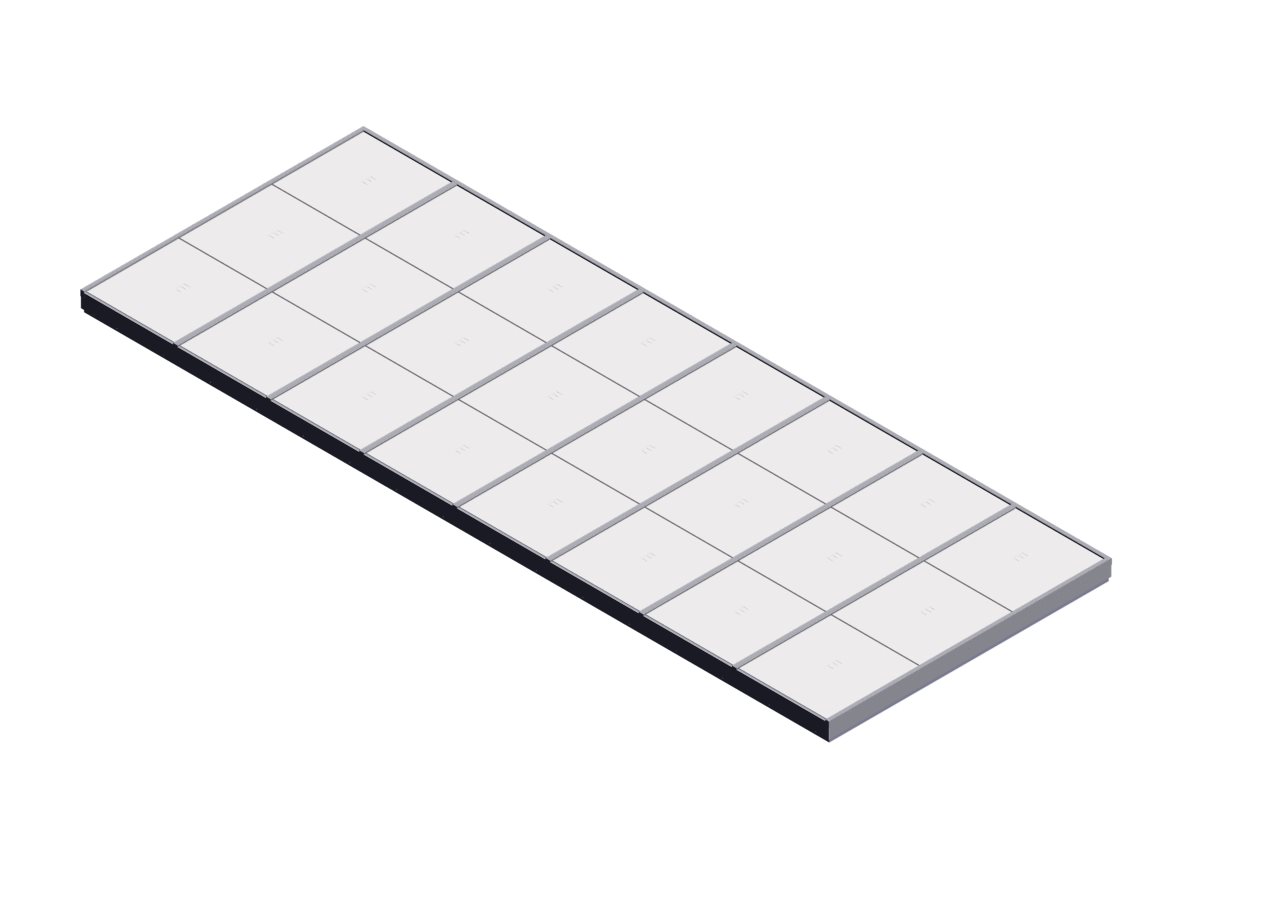 SINGLE PITCH POLY MODELS_BONE WHITE Polycarbonate Single Pitch – Bone White