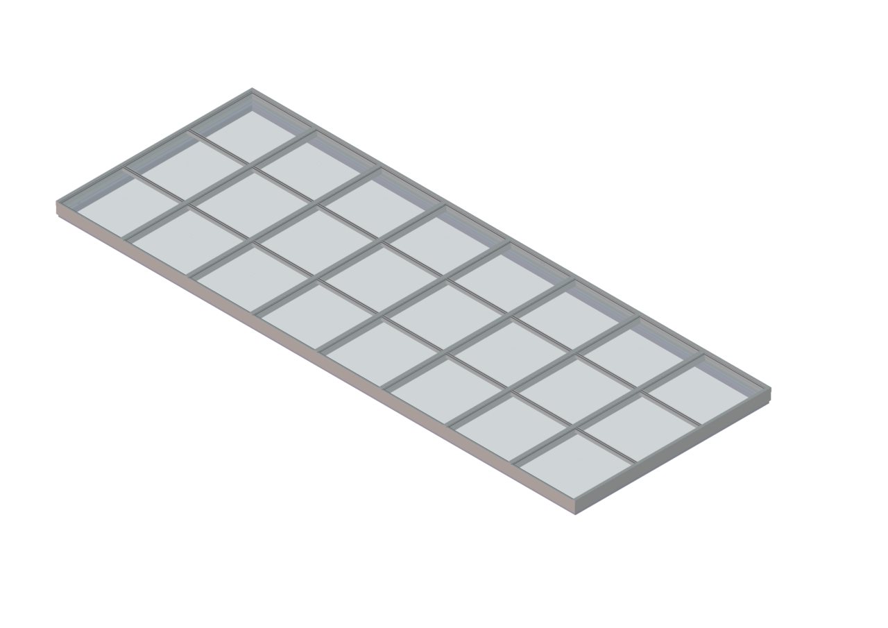 SINGLE PITCH_BONE WHITE glass single pitch bone white color option
