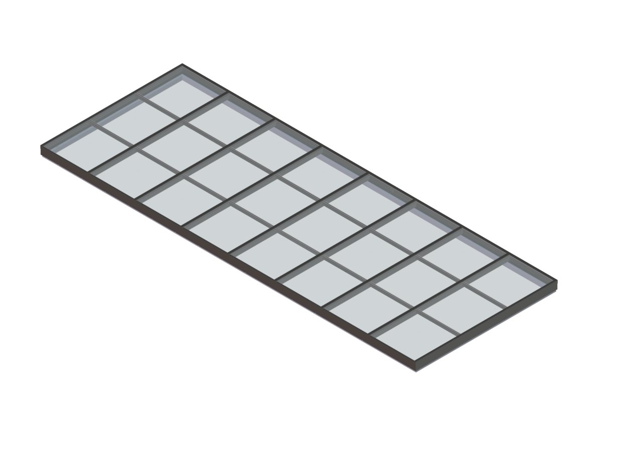 SINGLE PITCH_COLONIAL GRAY glass single pitch colonial gray color option