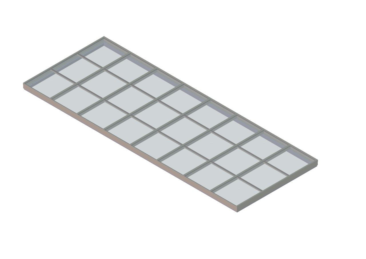 SINGLE PITCH_COLONIAL WHITE glass single pitch colonial white color option