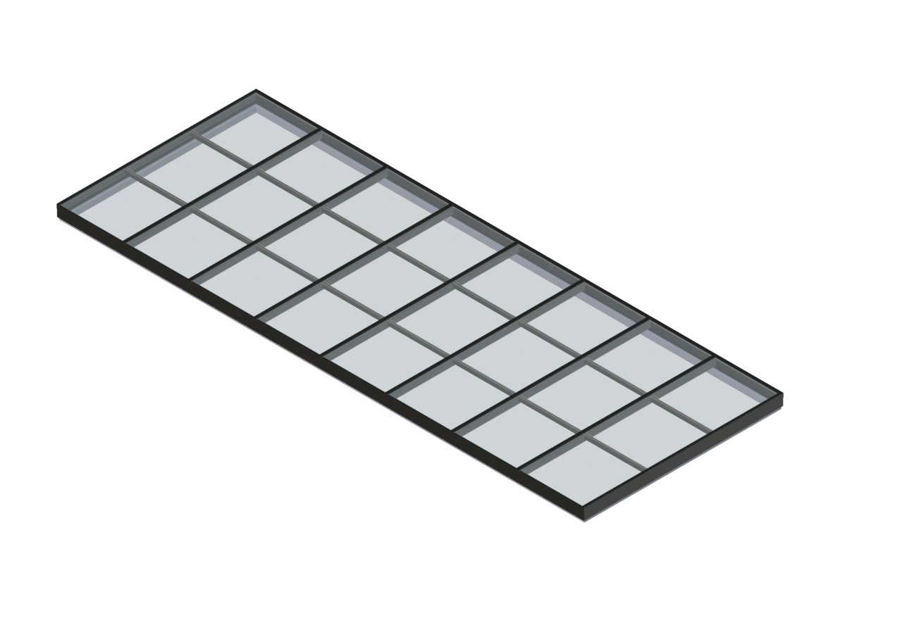 SINGLE PITCH_QUAKER BRONZE glass single pitch quaker bronze color option