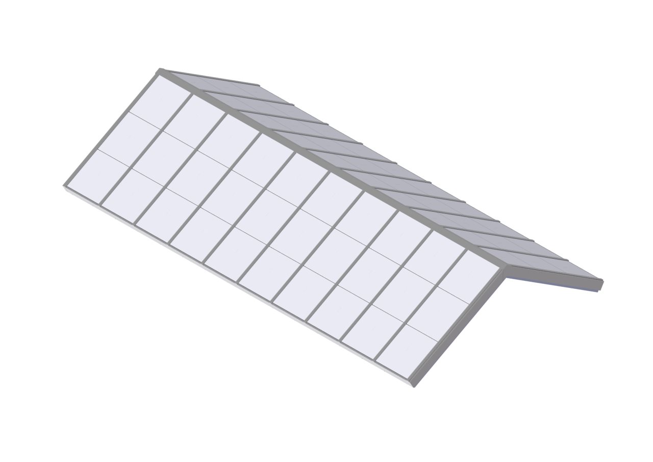 SR POLY MODELS_COLONIAL WHITE Poly Carbonate Structural Ridge - Colonial White