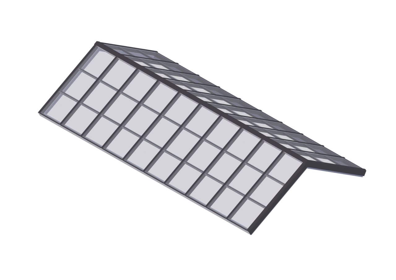 SR_COLONIAL GRAY Structural Ridge Glass - Colonial Gray