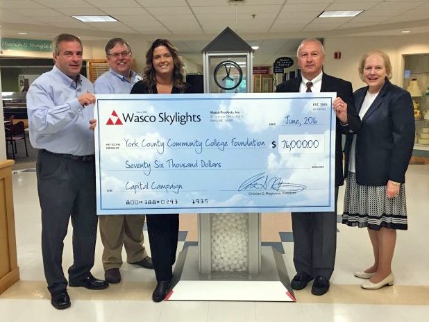 Wasco Contributes to York County Community College Capital Campaign