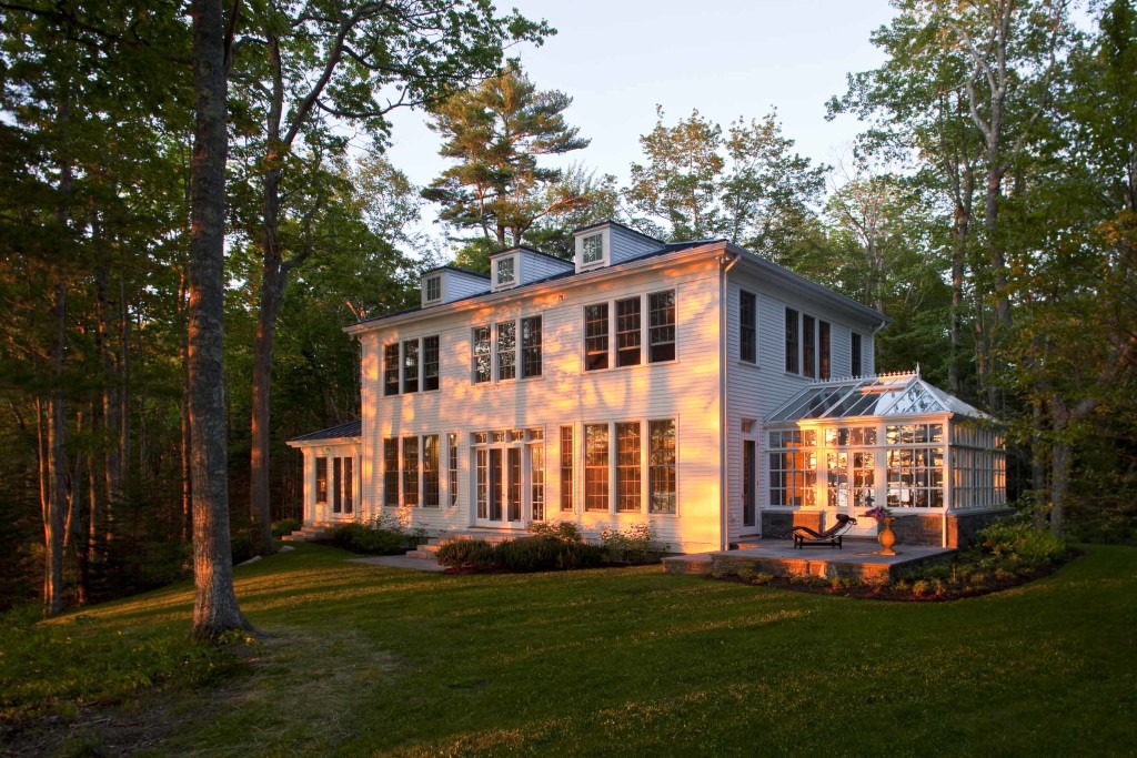 Private Residence with Classic Extended Pyramid Skylight