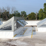Lean-To Skylight System on Roof at Detroit Zoo